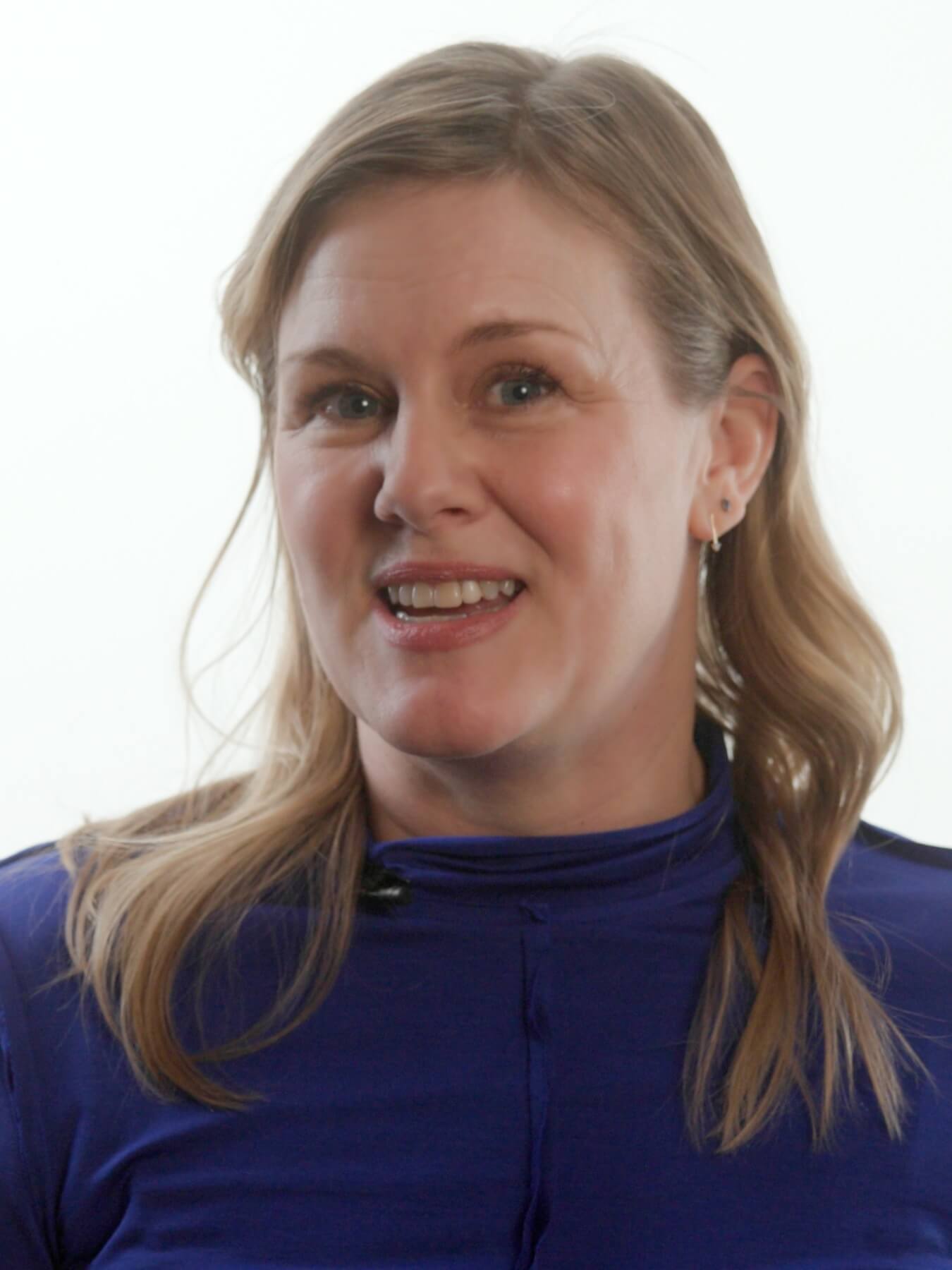 A photographic portrait of Kelly Buwalda.